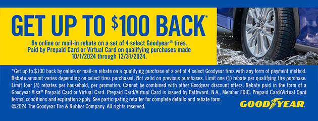 GET UP TO $100 BACK image